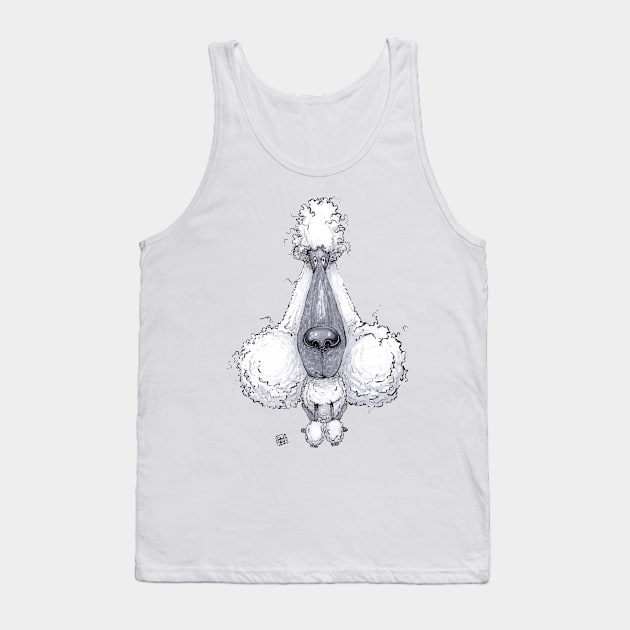 Poodle Dog Tank Top by obillwon